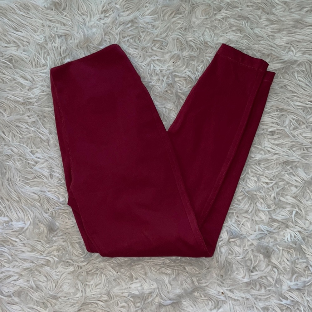 Lyss Maroon Jeggings